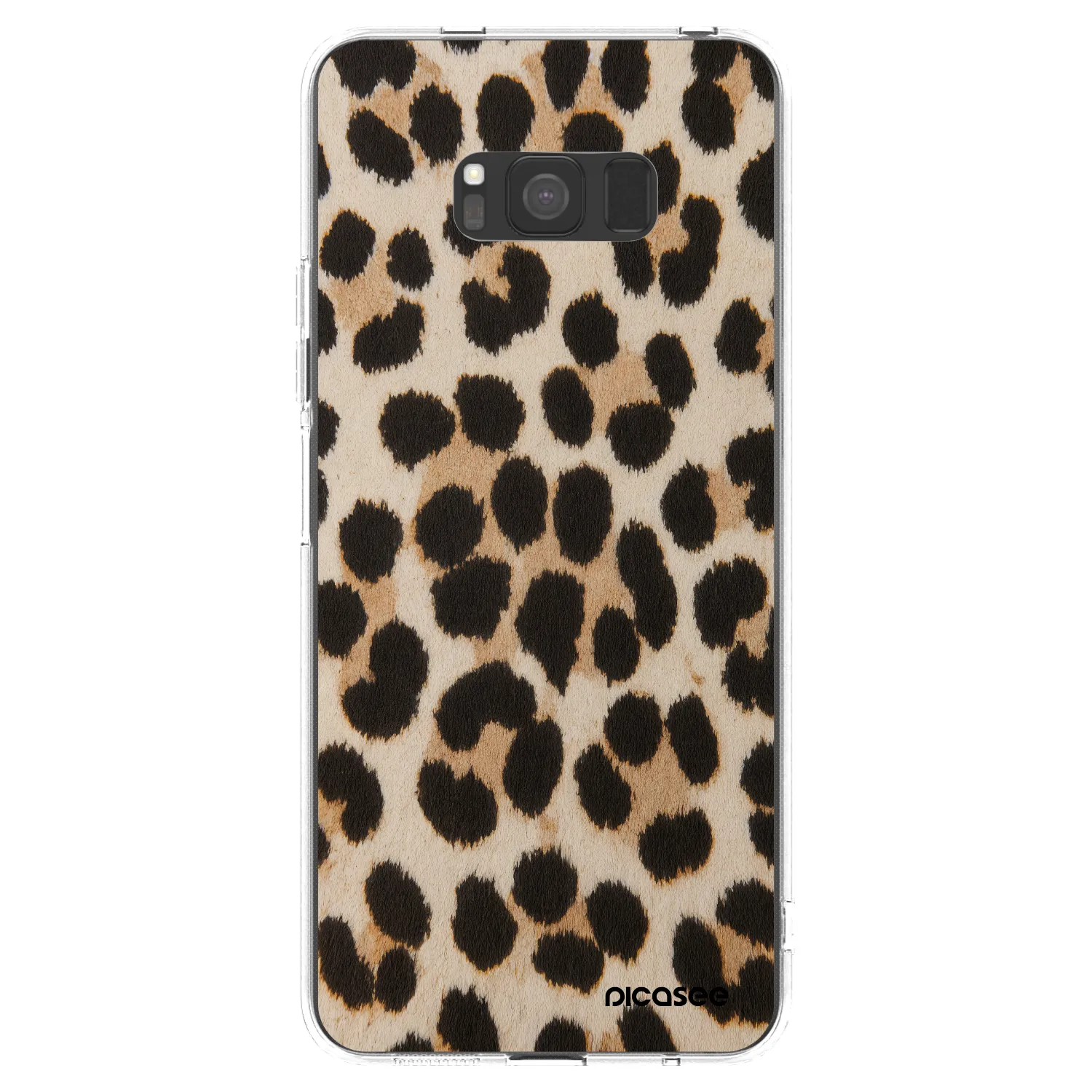 Picasee Samsung Galaxy S8 G950F Hülle - Transparentes Silikon - Brown Tiger