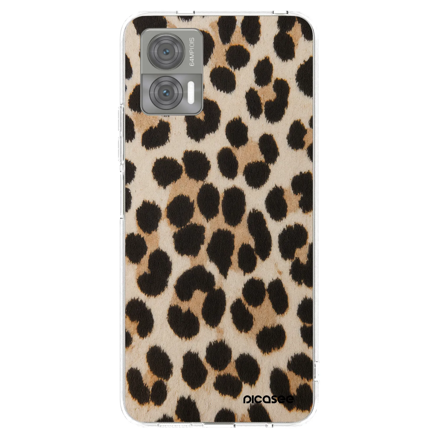 Picasee Motorola Edge 30 Neo Hülle - Transparentes Silikon - Brown Tiger