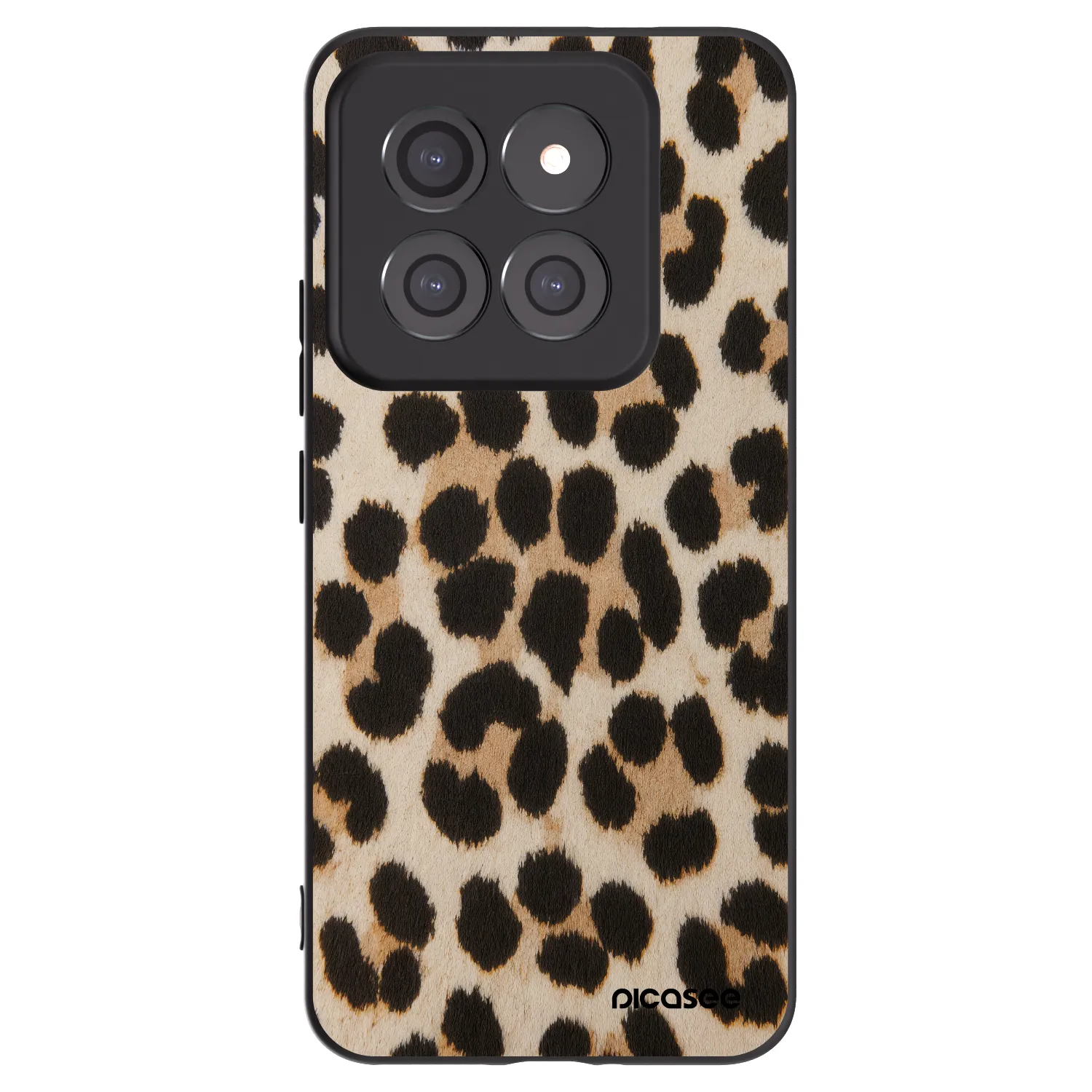 Picasee Xiaomi 14 Pro Hülle - Schwarzes Silikon - Brown Tiger