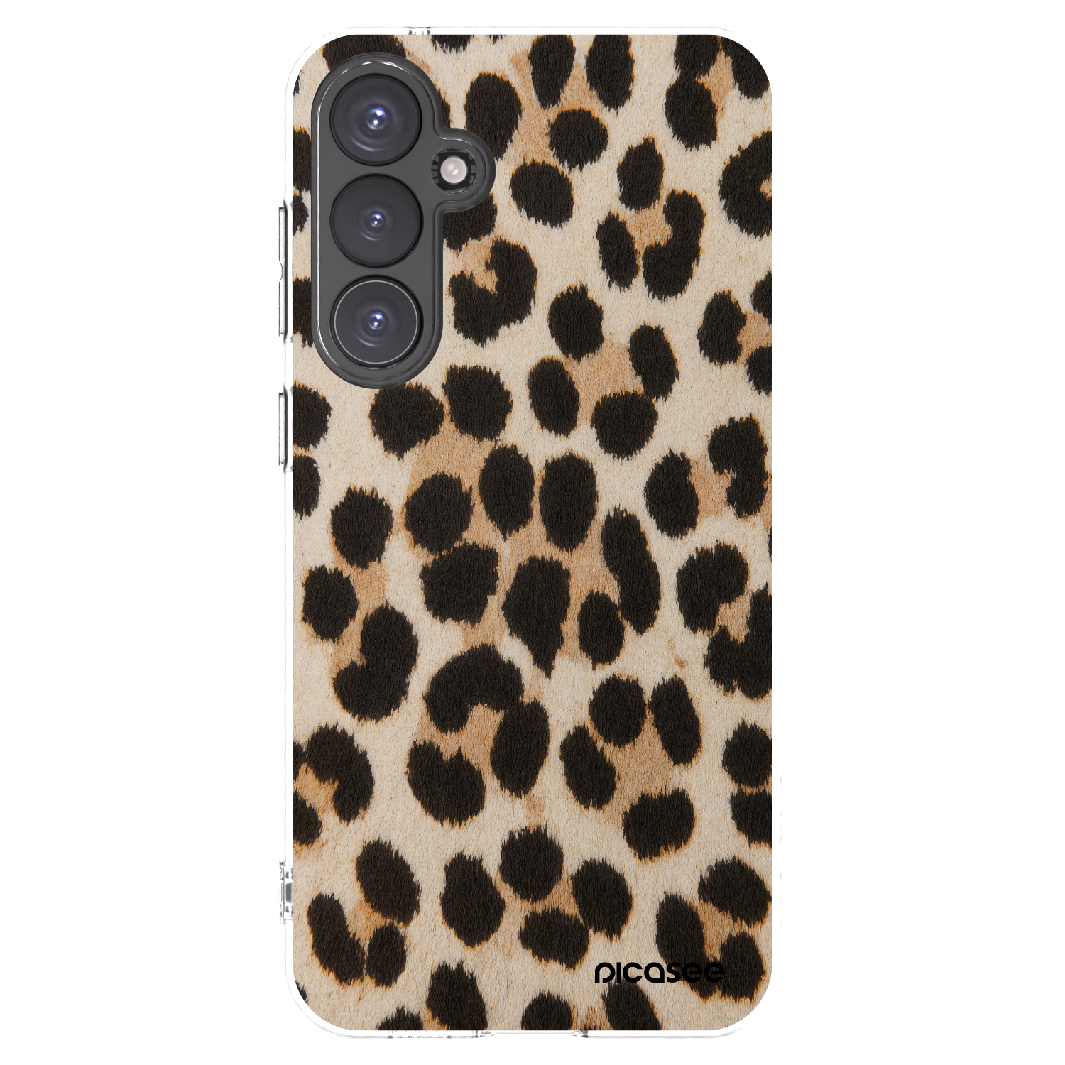 Picasee Samsung Galaxy S23 FE S711B Hülle - Transparentes Silikon - Brown Tiger