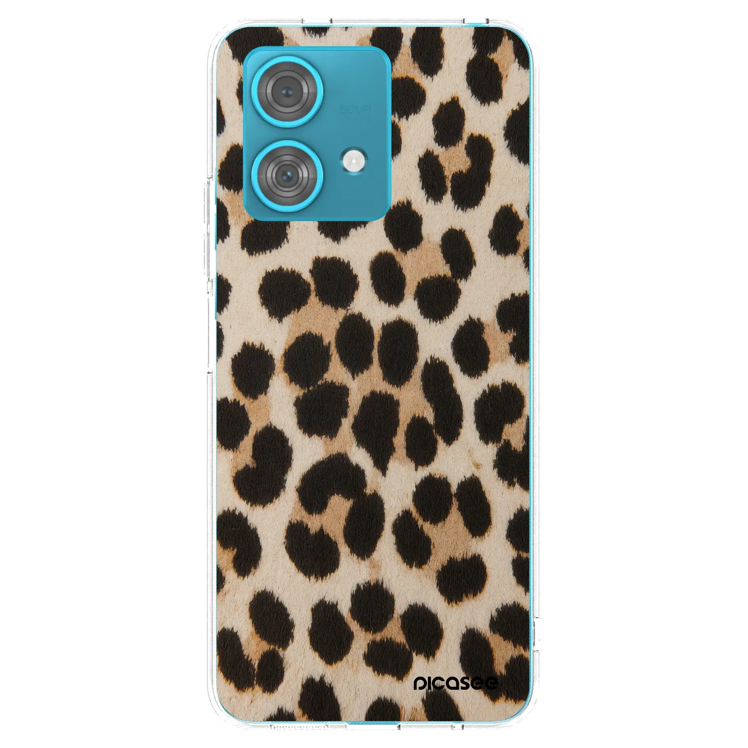 Picasee Motorola Edge 40 Neo Hülle - Transparentes Silikon - Brown Tiger