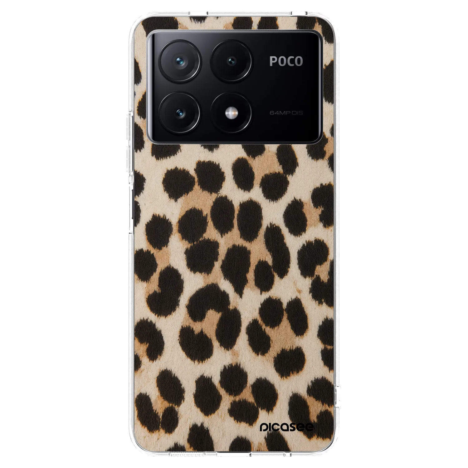 Picasee Xiaomi Poco X6 Pro Hülle - Transparentes Silikon - Brown Tiger