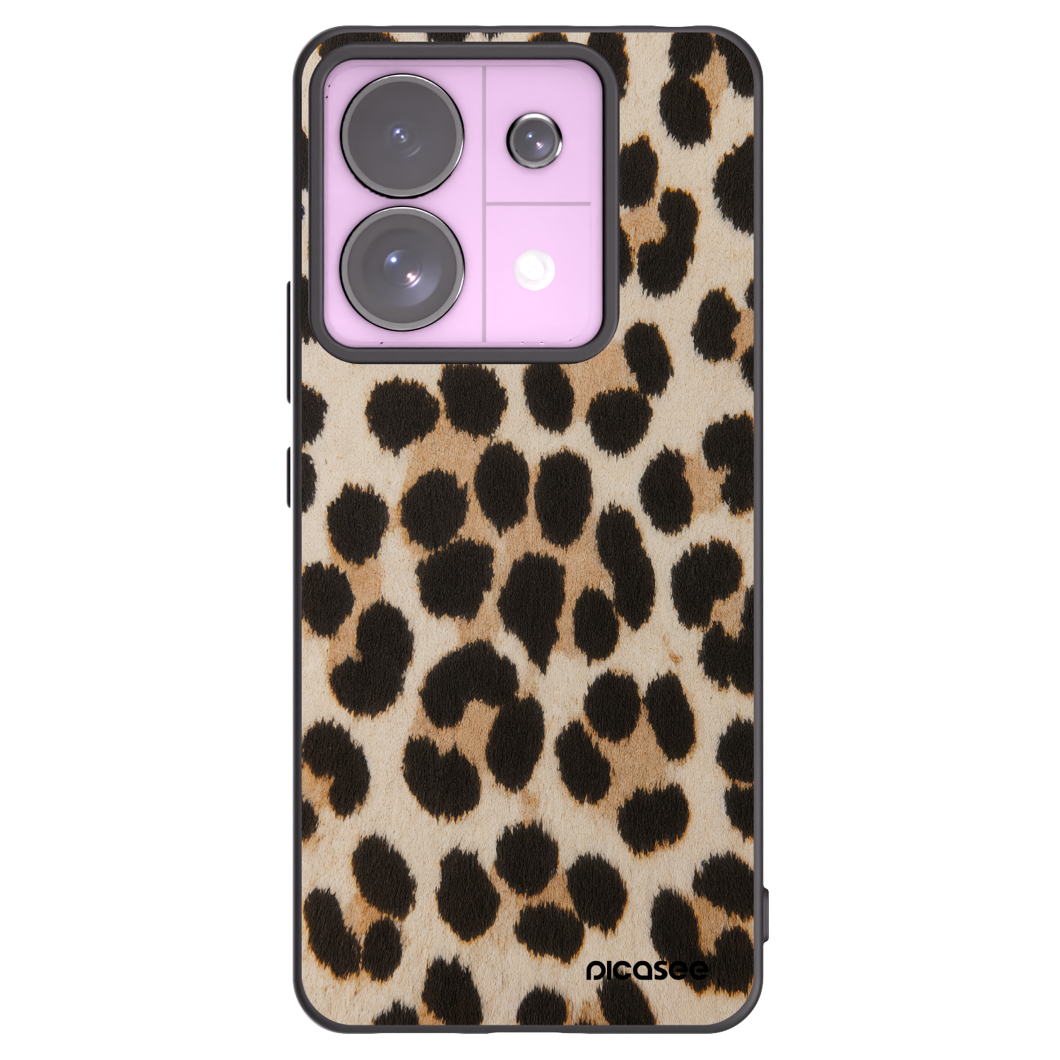 Picasee Xiaomi Redmi Note 13 Pro 5G Hülle - Schwarzes Silikon - Brown Tiger