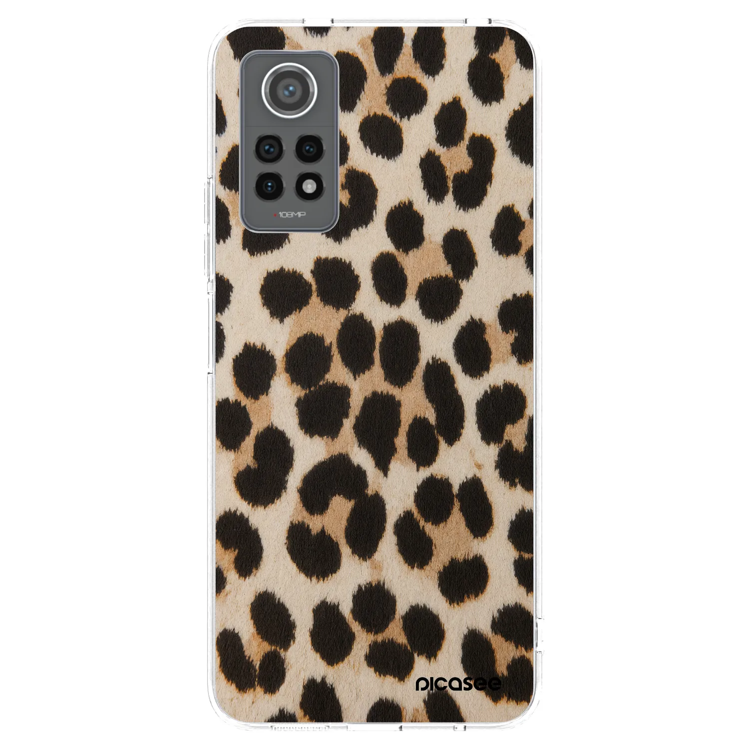 Picasee Xiaomi Redmi Note 12 Pro 4G Hülle - Transparentes Silikon - Brown Tiger