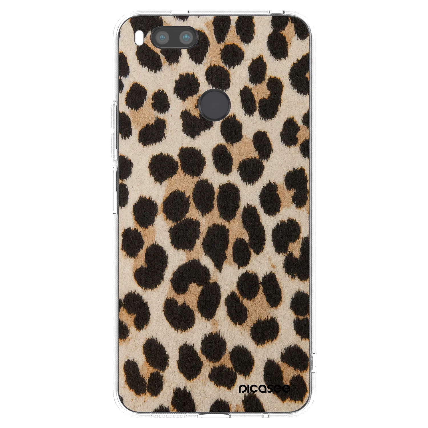 Picasee Xiaomi Mi A1 Global Hülle - Transparentes Silikon - Brown Tiger