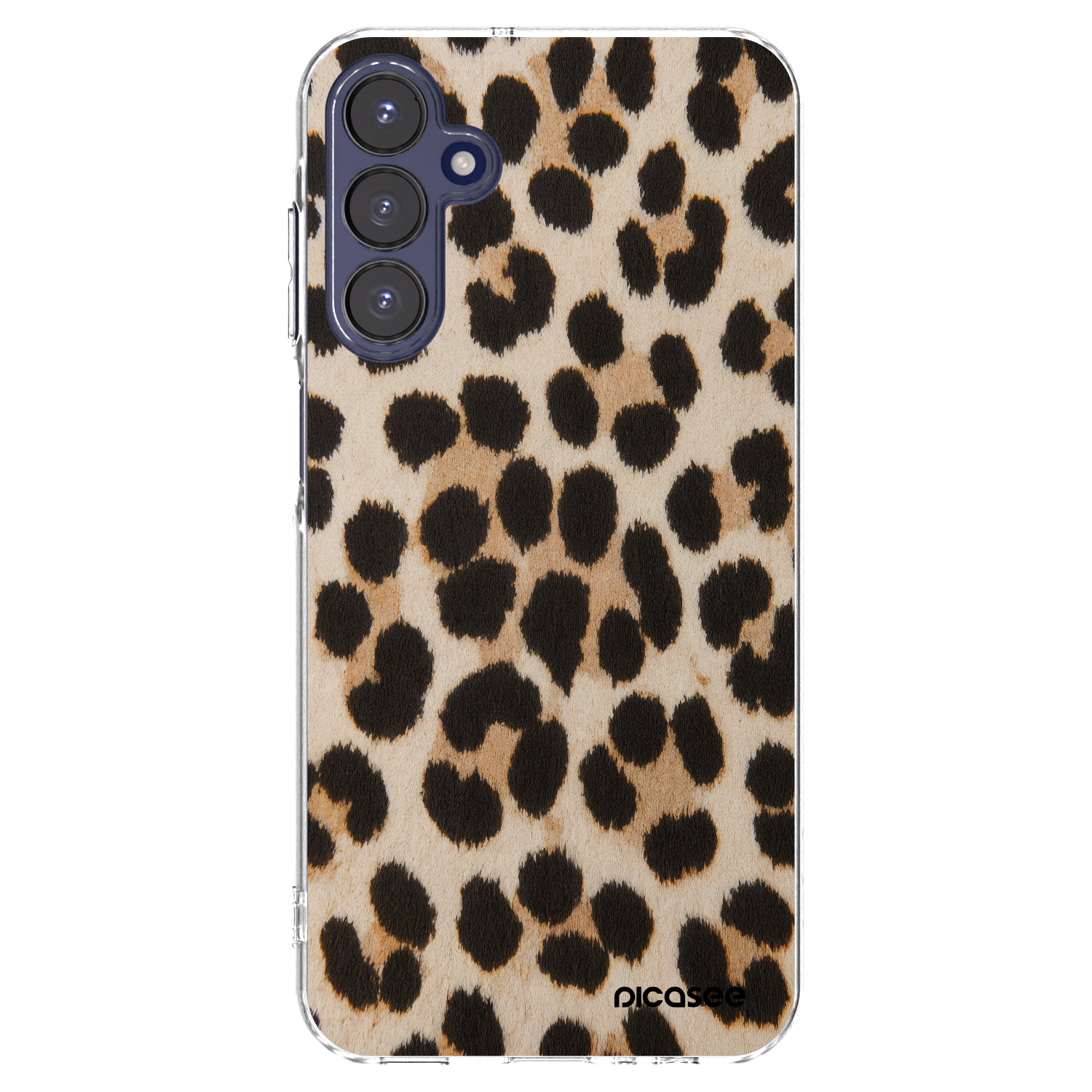 Picasee Samsung Galaxy A15 A155F 4G Hülle - Transparentes Silikon - Brown Tiger