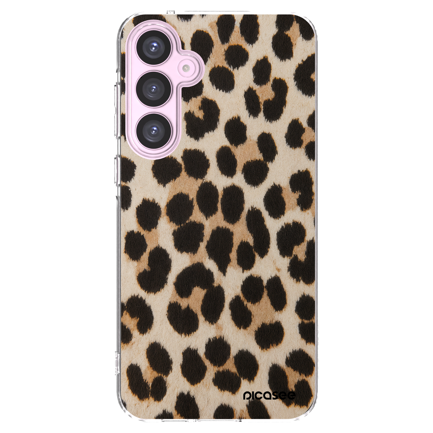 Picasee Samsung Galaxy A55 5G A556B Hülle - Transparentes Silikon - Brown Tiger