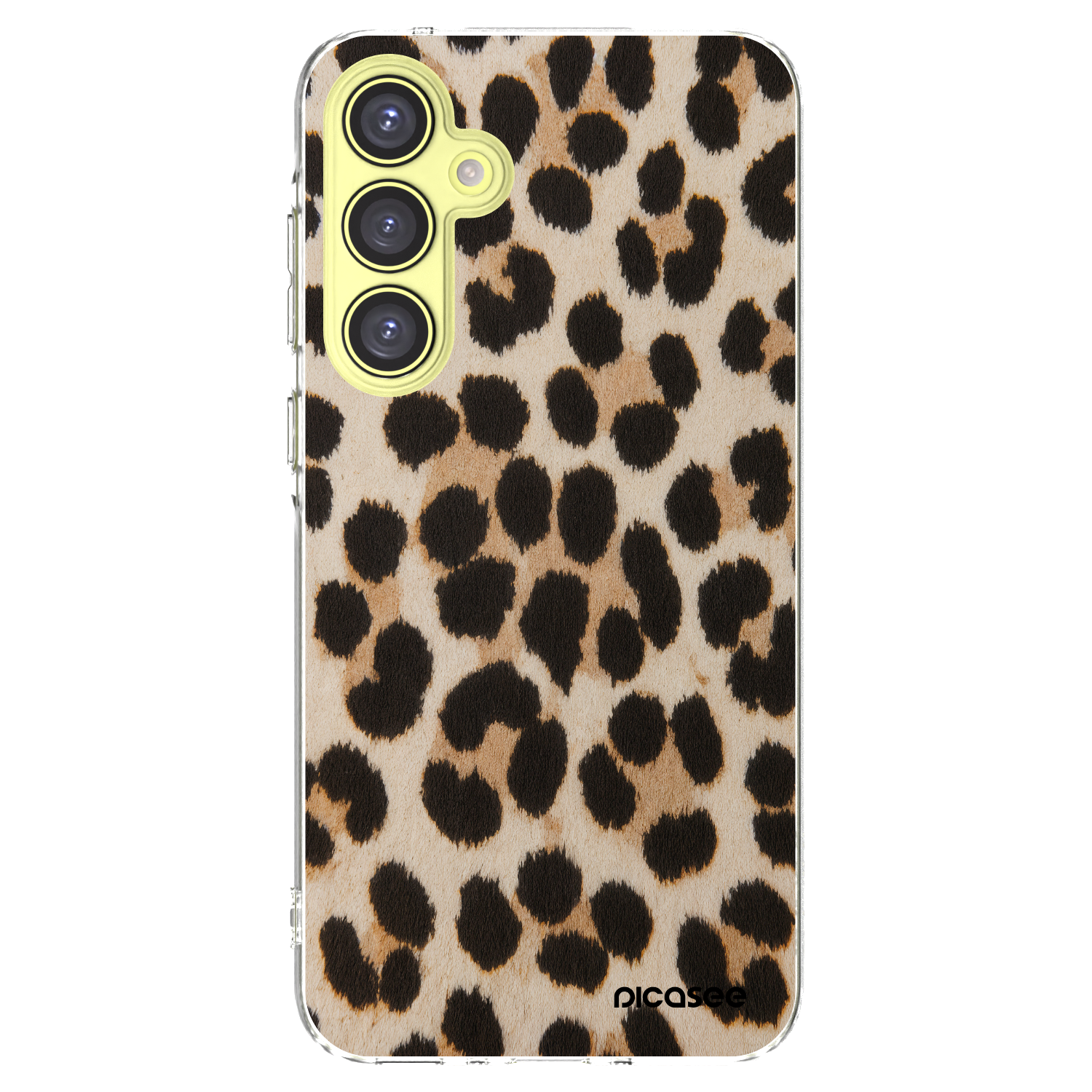 Picasee Samsung Galaxy A35 5G A356B Hülle - Transparentes Silikon - Brown Tiger