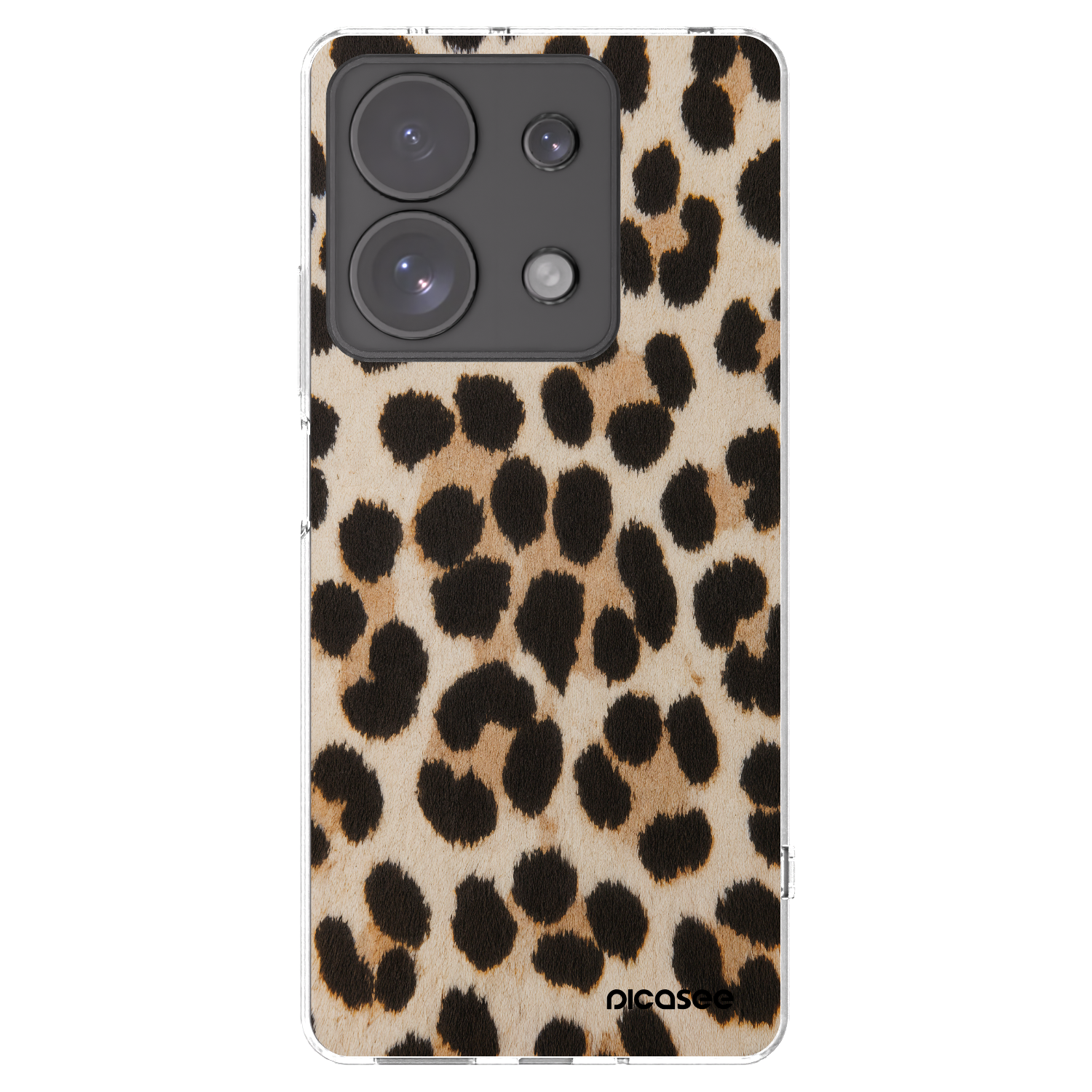 Picasee Xiaomi Redmi Note 13 Pro 4G Hülle - Transparentes Silikon - Brown Tiger