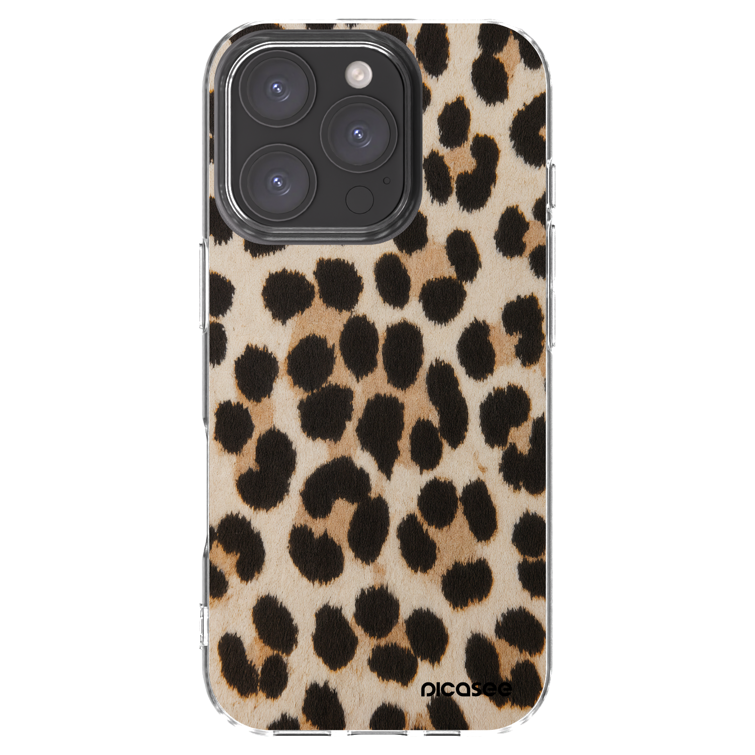 Picasee Apple iPhone 16 Pro Hülle - Transparentes Silikon - Brown Tiger