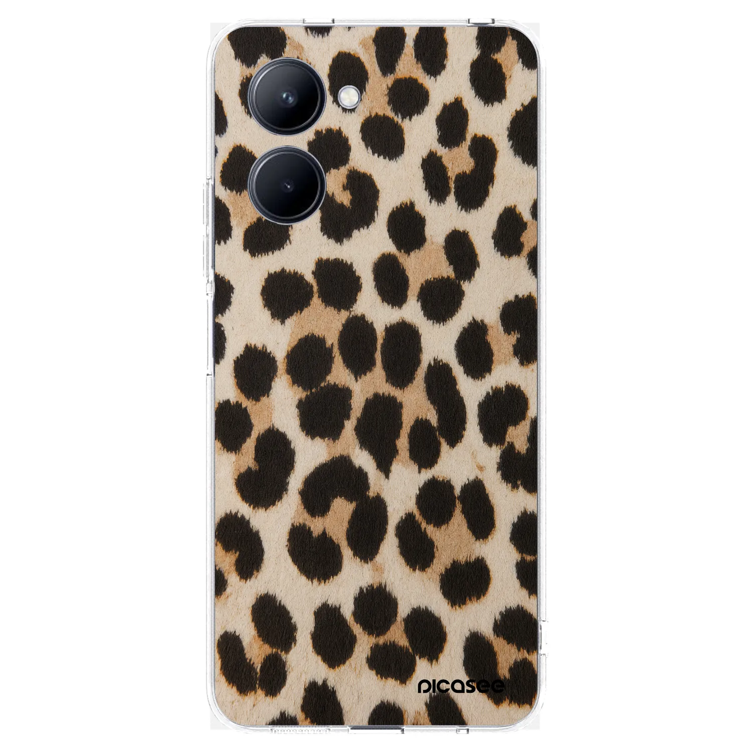 Picasee Realme C33 (2023) Hülle - Transparentes Silikon - Brown Tiger