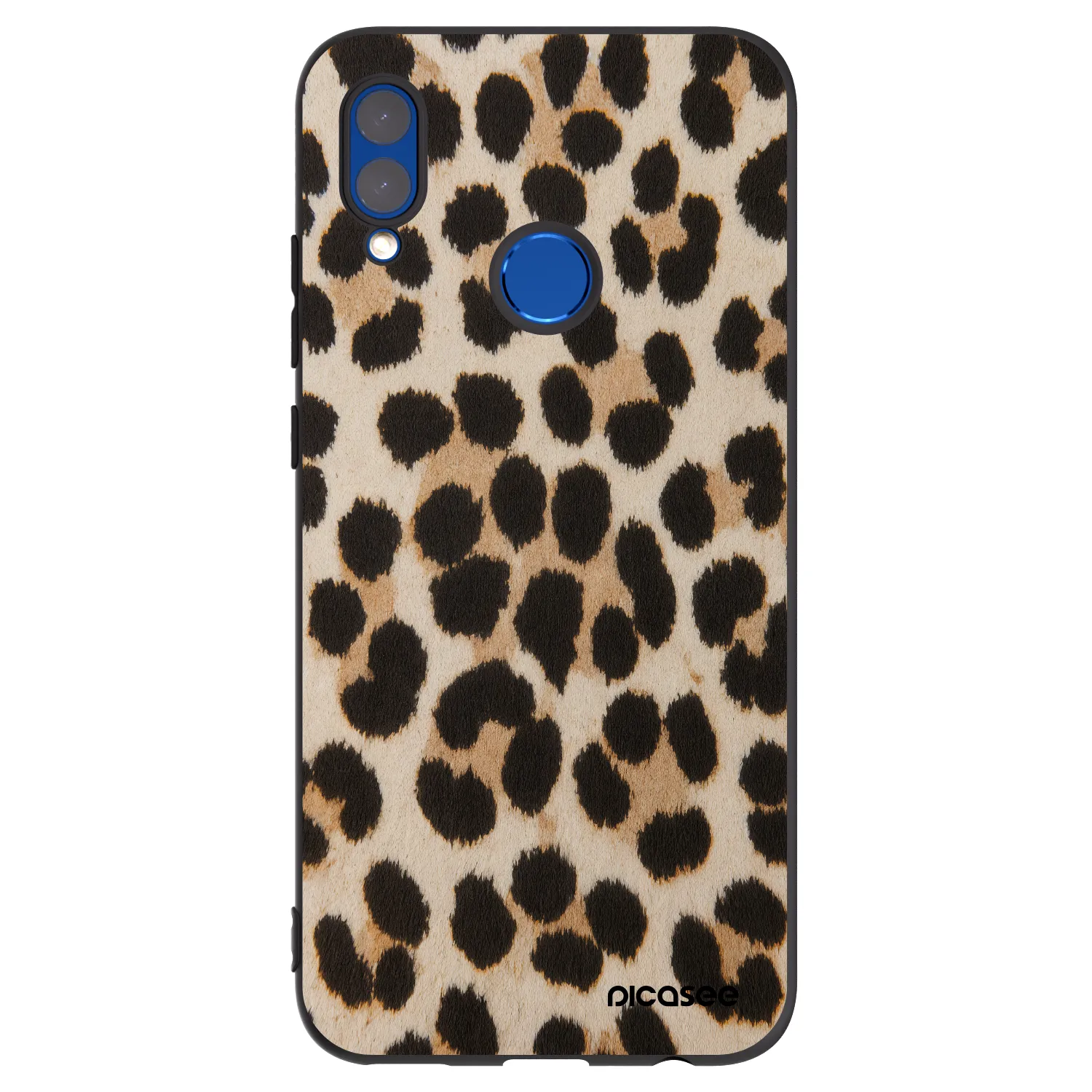 Picasee Huawei P Smart 2019 Hülle - Schwarzes Silikon - Brown Tiger