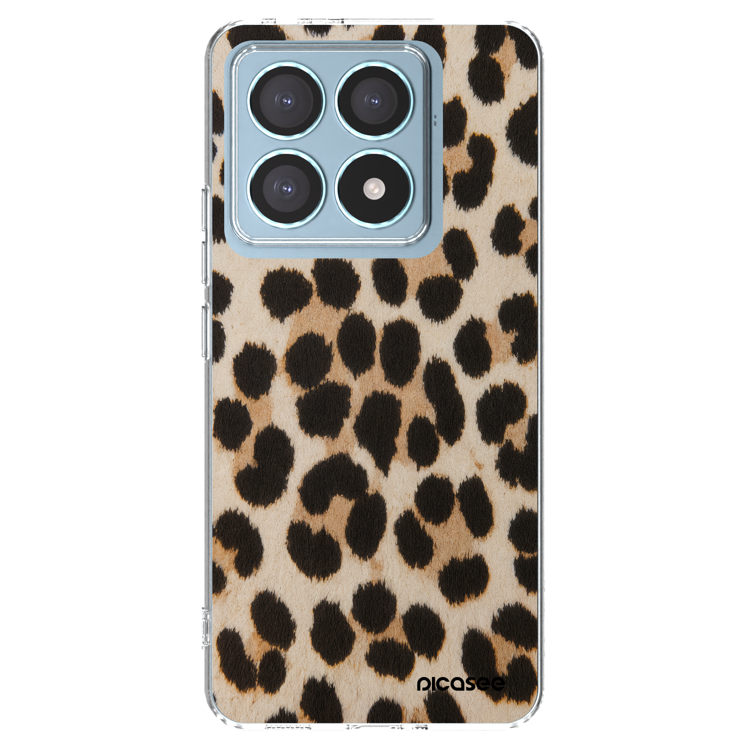 Picasee Xiaomi 14T Pro Hülle - Transparentes Silikon - Brown Tiger