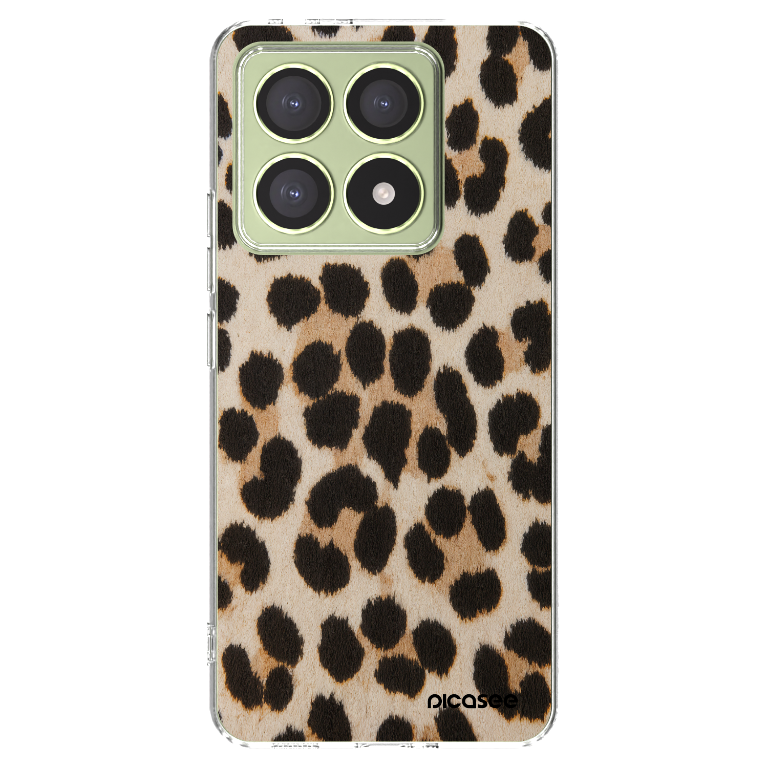 Picasee Xiaomi 14T Hülle - Transparentes Silikon - Brown Tiger