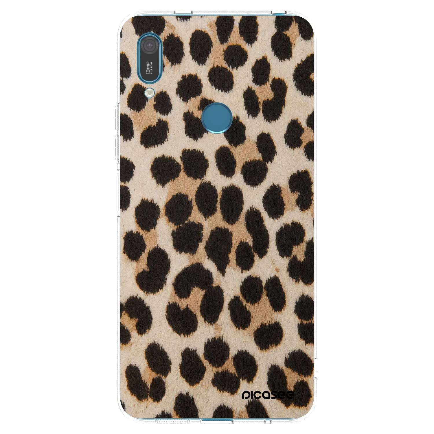 Picasee Huawei Y7 2019 Hülle - Transparentes Silikon - Brown Tiger