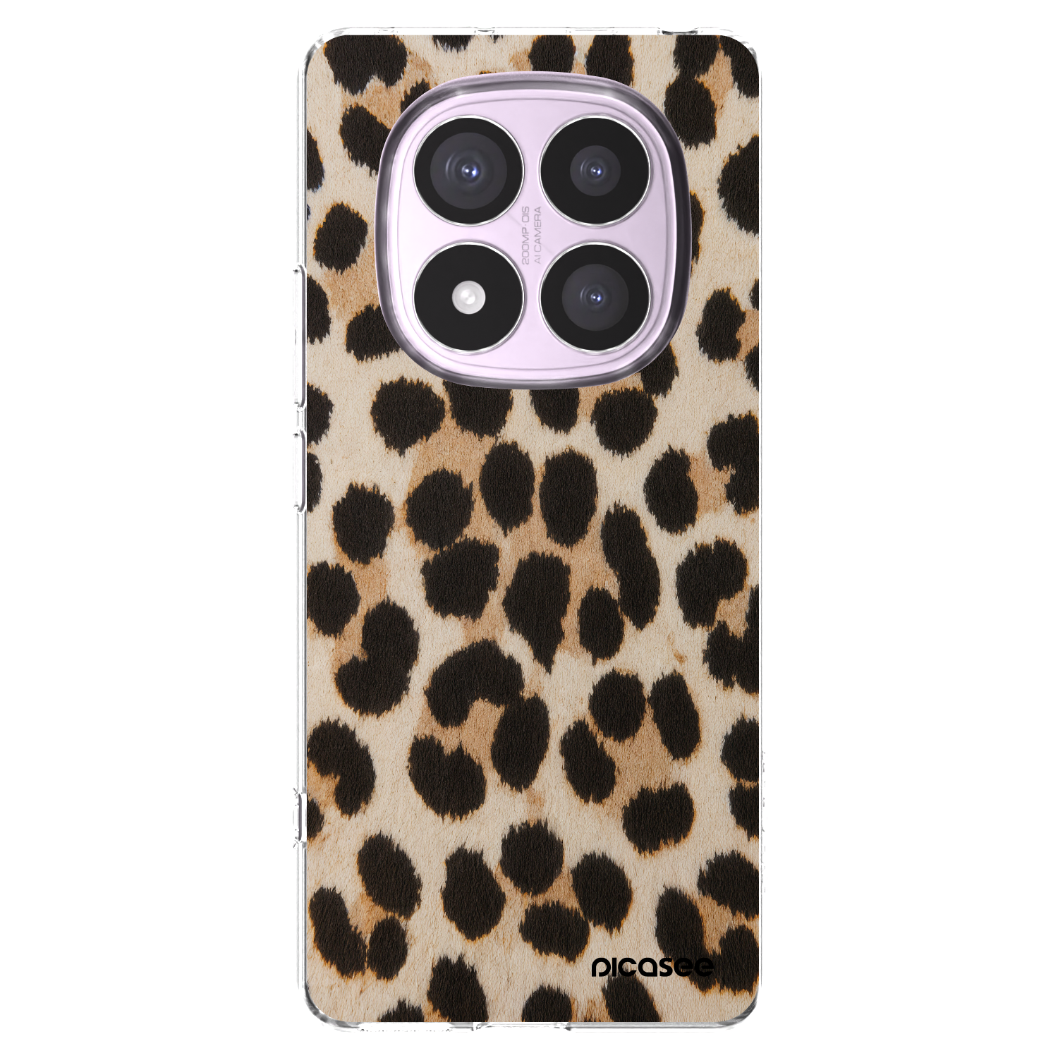 Picasee Xiaomi Redmi Note 14 Pro 4G Hülle - Transparentes Silikon - Brown Tiger
