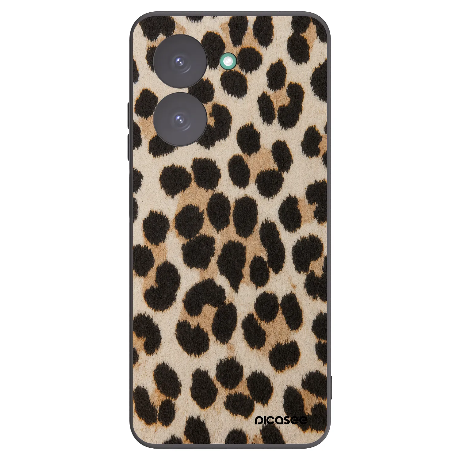 Picasee Xiaomi Redmi A5 Hülle - Schwarzes Silikon - Brown Tiger