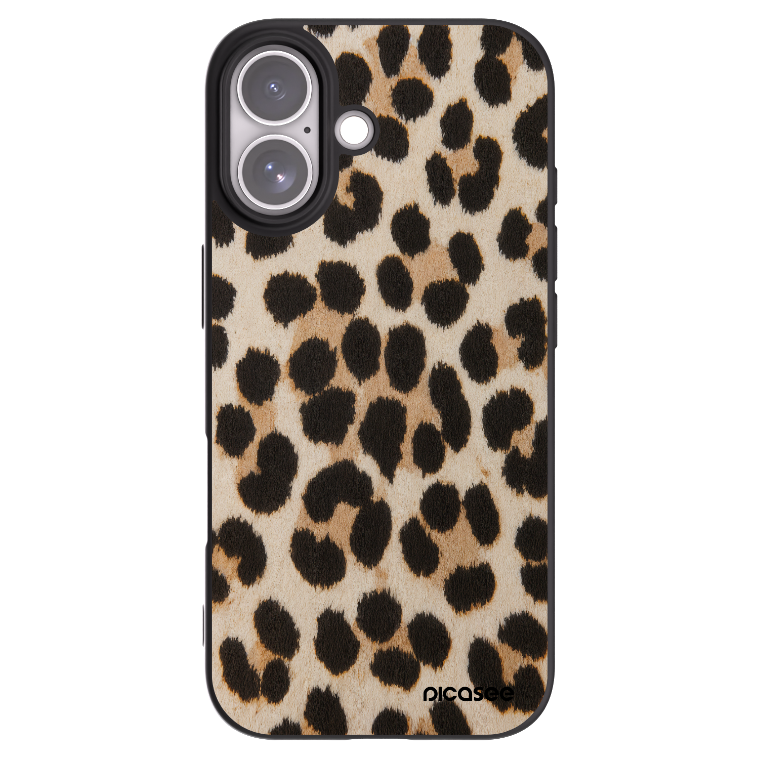 Picasee Apple iPhone 17 Hülle - Schwarzes Silikon - Brown Tiger