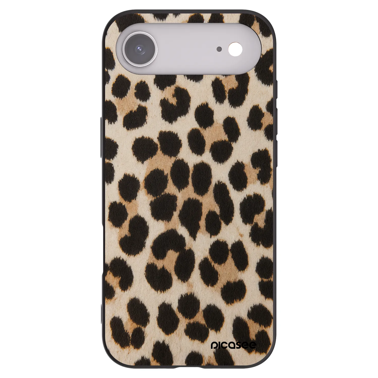Picasee Apple iPhone Air Hülle - Schwarzes Silikon - Brown Tiger
