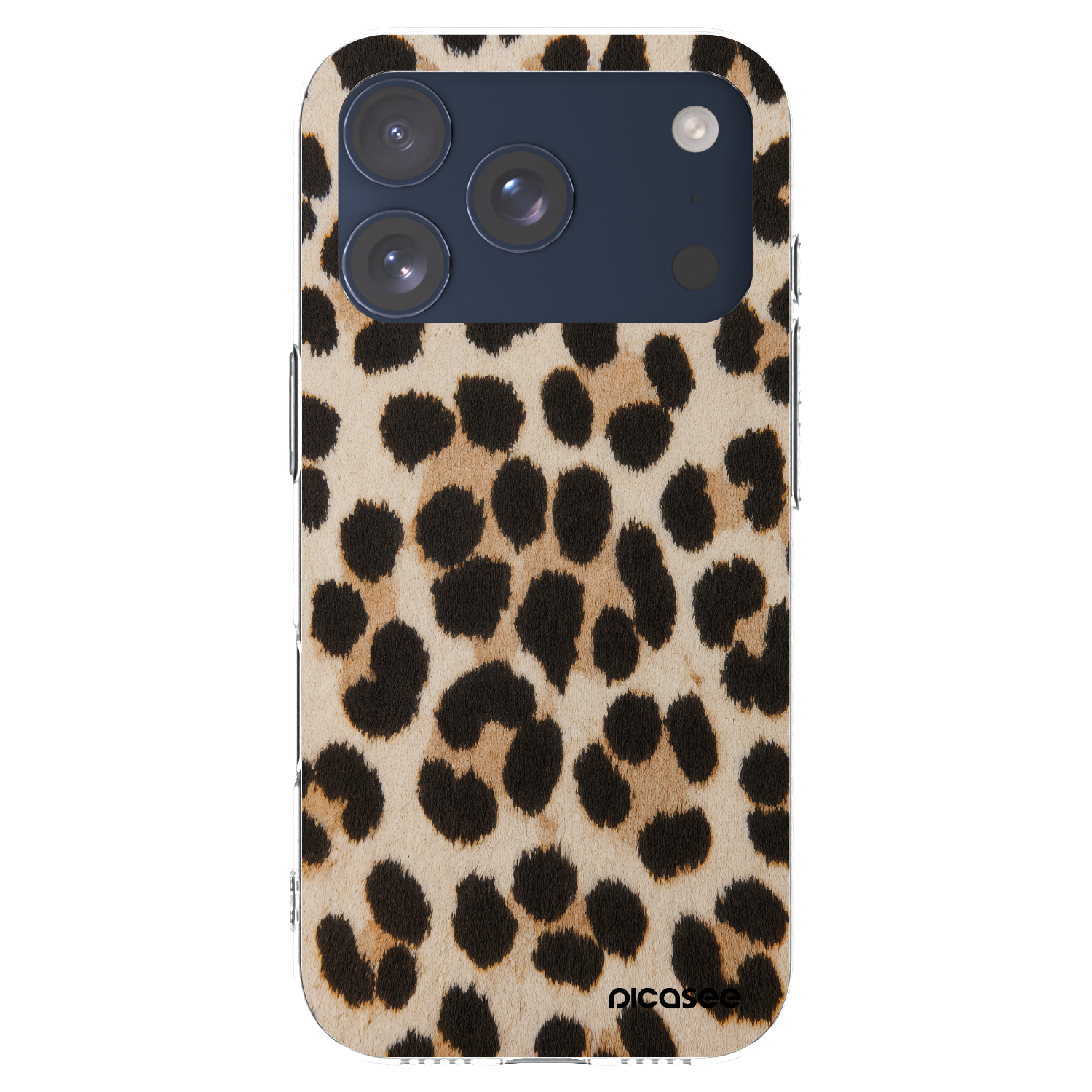 Picasee Apple iPhone 17 Pro Hülle - Transparentes Silikon - Brown Tiger