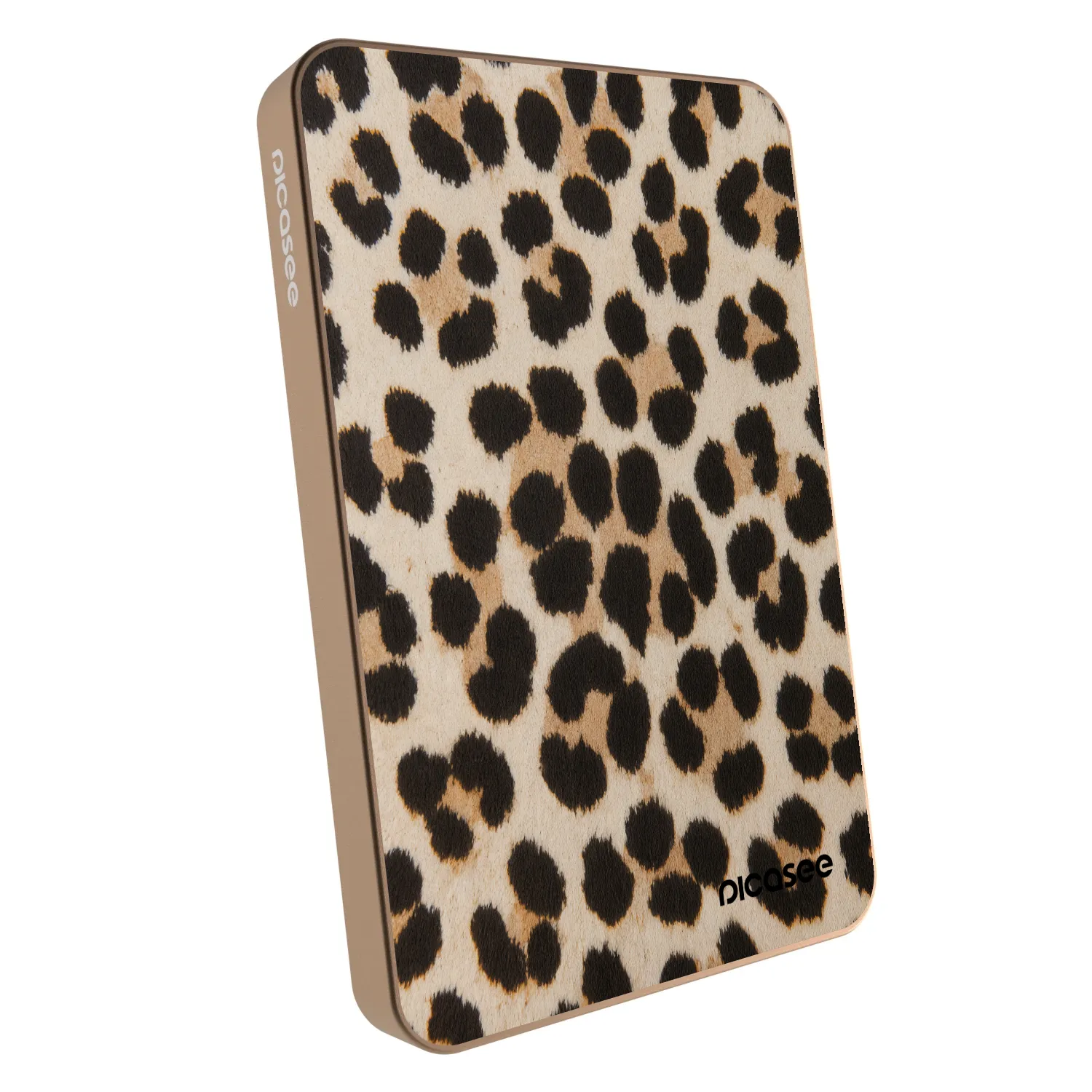 Picasee Powerbank mit MagSafe 5 000 mAh Golden - Brown Tiger