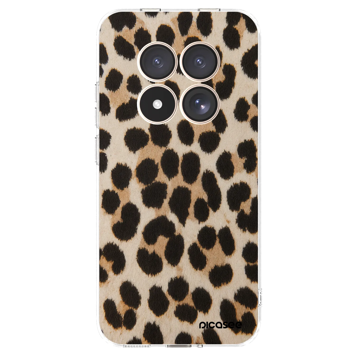 Picasee Xiaomi Redmi Note 15 Pro 4G Hülle - Transparentes Silikon - Brown Tiger