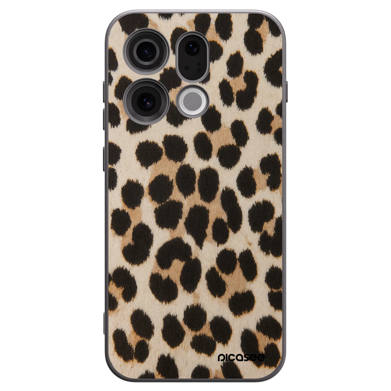 Picasee OPPO Find X9 Hülle - Schwarzes Silikon - Brown Tiger