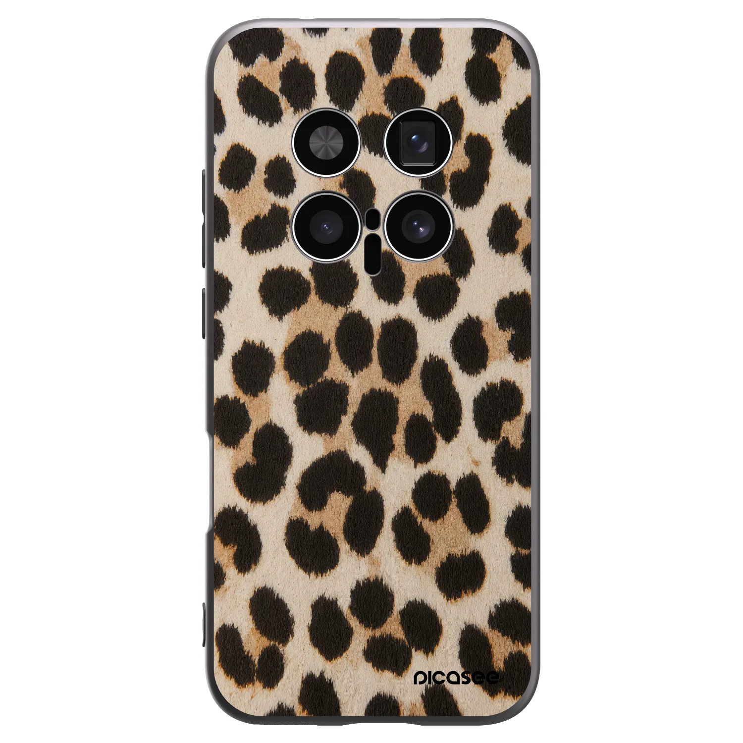 Picasee Honor Magic8 Pro 5G Hülle - Schwarzes Silikon - Brown Tiger