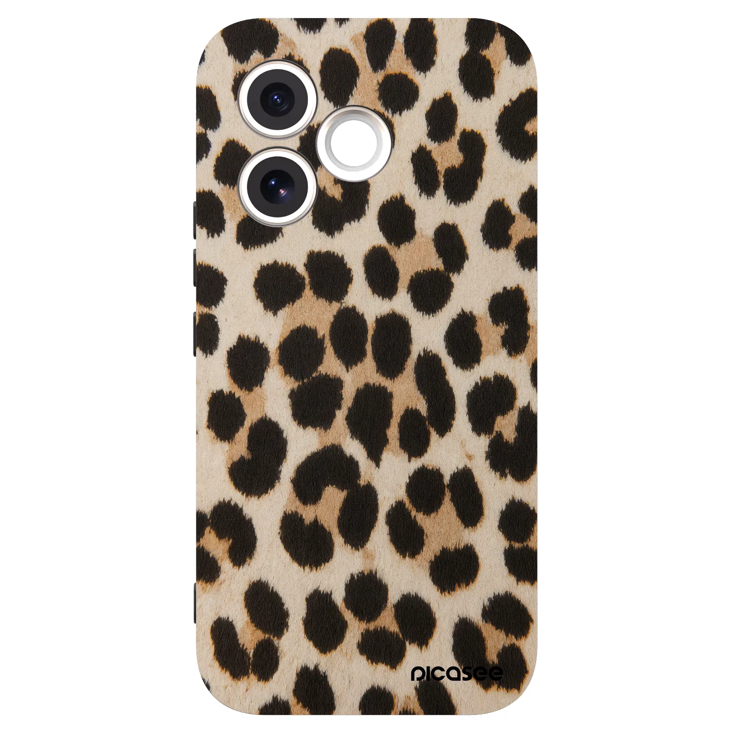 Picasee Honor 600 Lite Hülle - Schwarzes Silikon - Brown Tiger