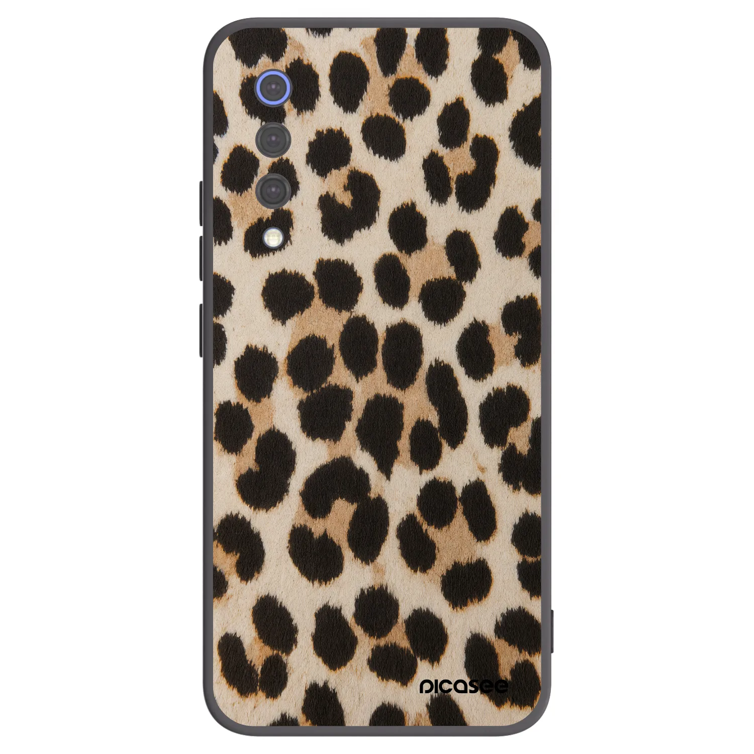 Picasee Xiaomi Mi 9 SE Hülle - Schwarzes Silikon - Brown Tiger