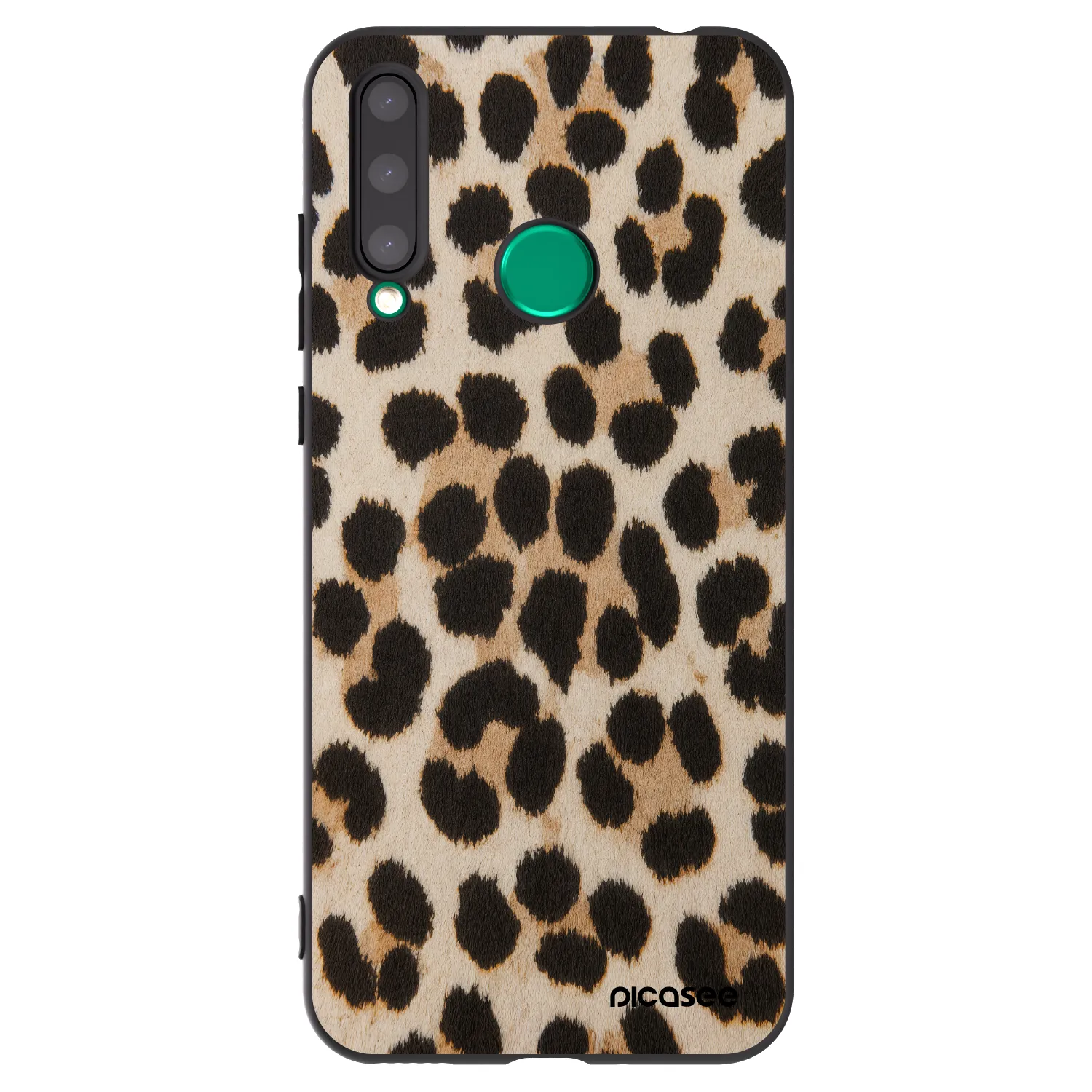 Picasee Honor 20 Lite Hülle - Schwarzes Silikon - Brown Tiger