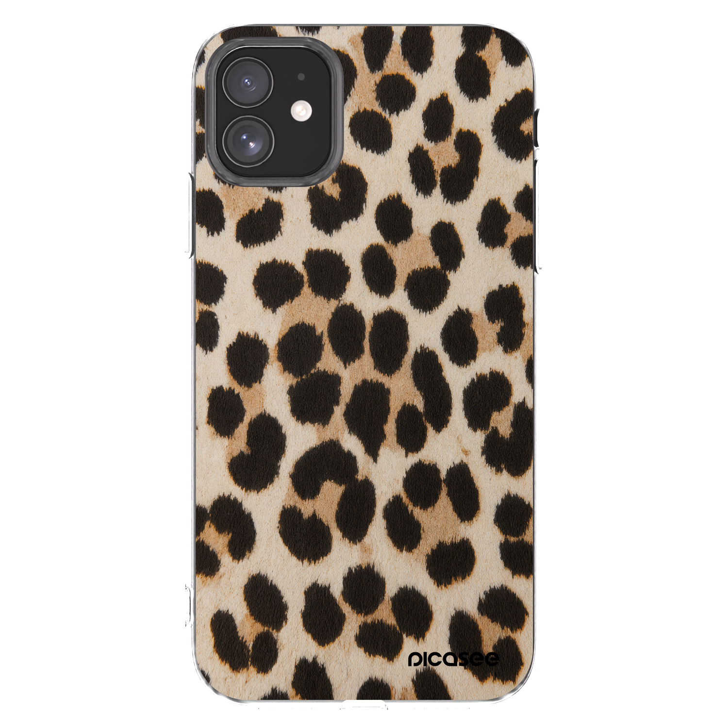 Picasee Apple iPhone 11 Hülle - Transparentes Silikon - Brown Tiger