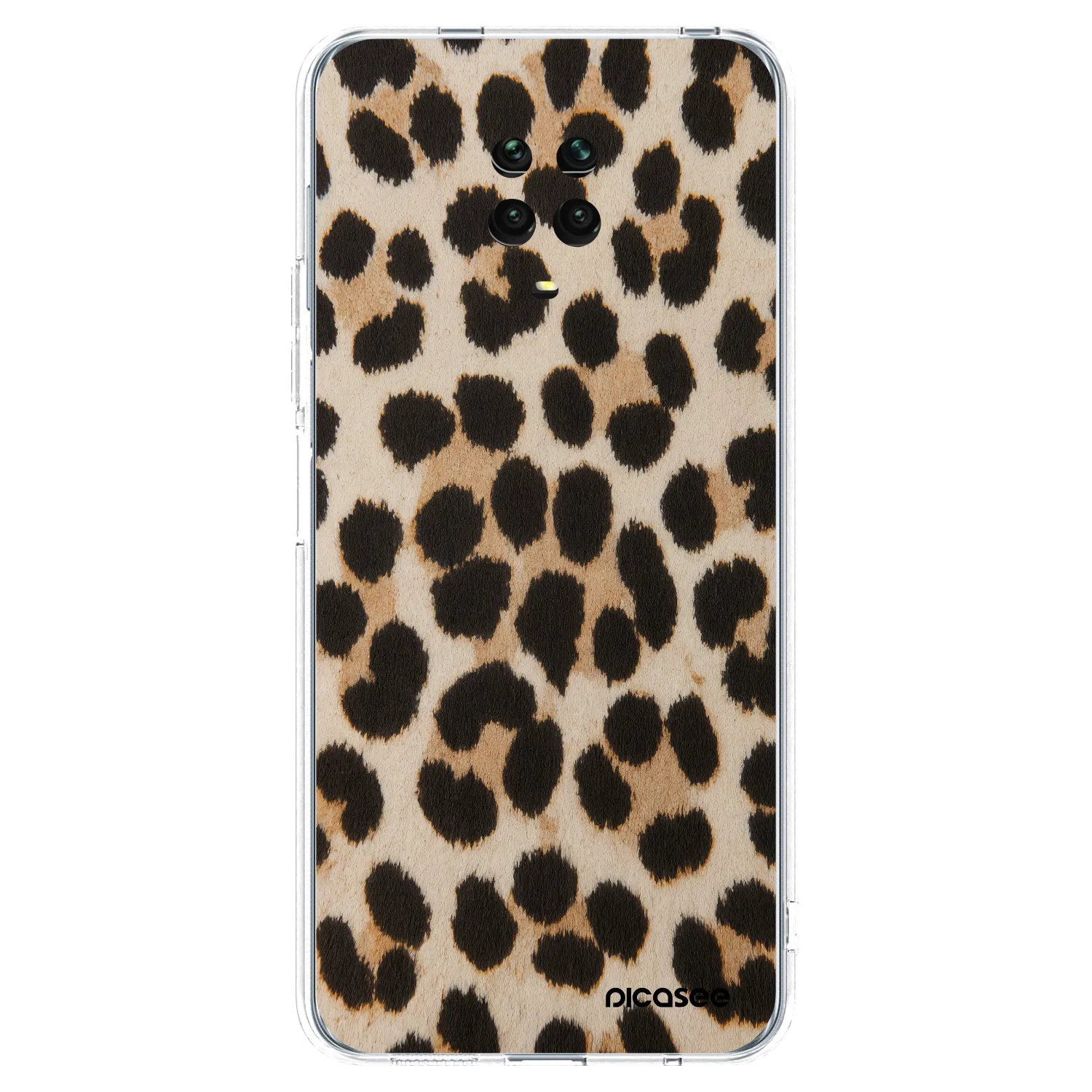 Picasee Xiaomi Redmi Note 9 Pro Hülle - Transparentes Silikon - Brown Tiger