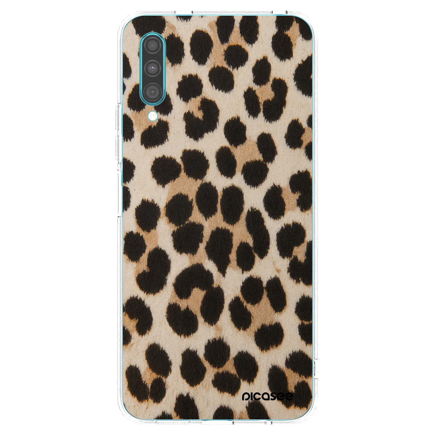 Picasee Samsung Galaxy A30s A307F Hülle - Transparentes Silikon - Brown Tiger