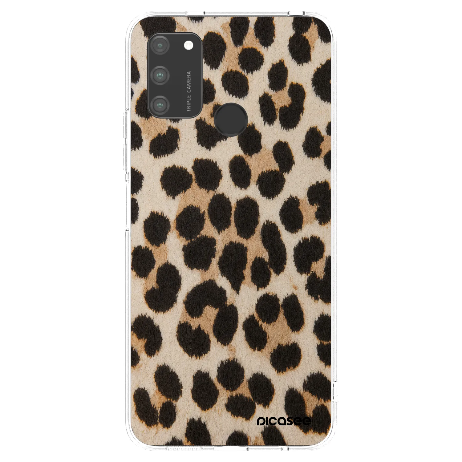 Picasee Honor 9A Hülle - Transparentes Silikon - Brown Tiger