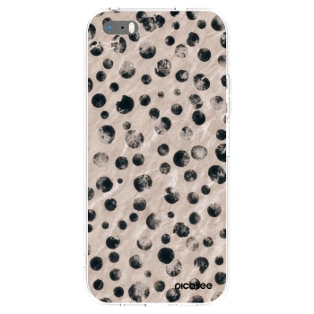 Picasee Apple iPhone 5/5S/SE Hülle - Transparentes Silikon - Inked