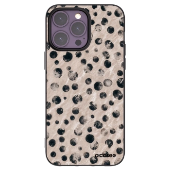 Picasee Apple iPhone 14 Pro Max Hülle - Schwarzes Silikon - Inked