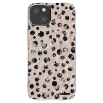 Picasee Apple iPhone 15 Plus Hülle - Transparentes Silikon - Inked
