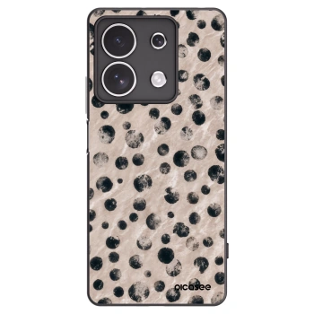 Picasee Xiaomi Redmi Note 13 4G Hülle - Schwarzes Silikon - Inked