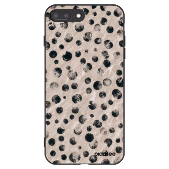 Picasee Apple iPhone 8 Plus Hülle - Schwarzes Silikon - Inked