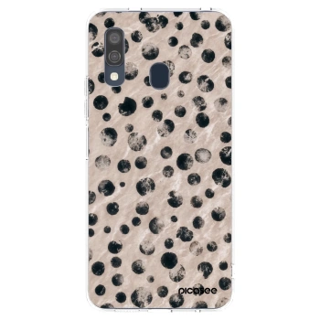 Picasee Samsung Galaxy A40 A405F Hülle - Transparentes Silikon - Inked