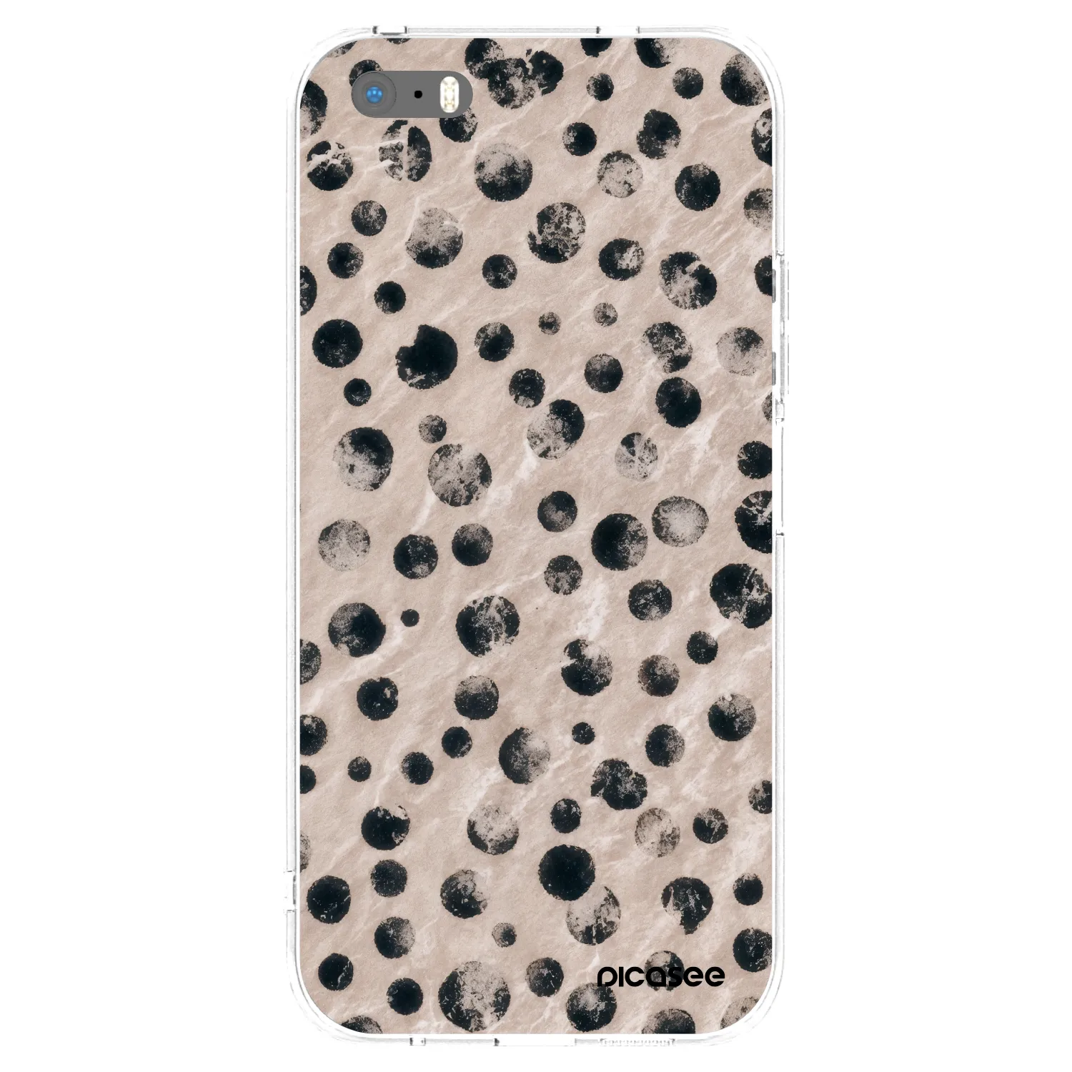 Picasee Apple iPhone 5/5S/SE Hülle - Transparentes Silikon - Inked