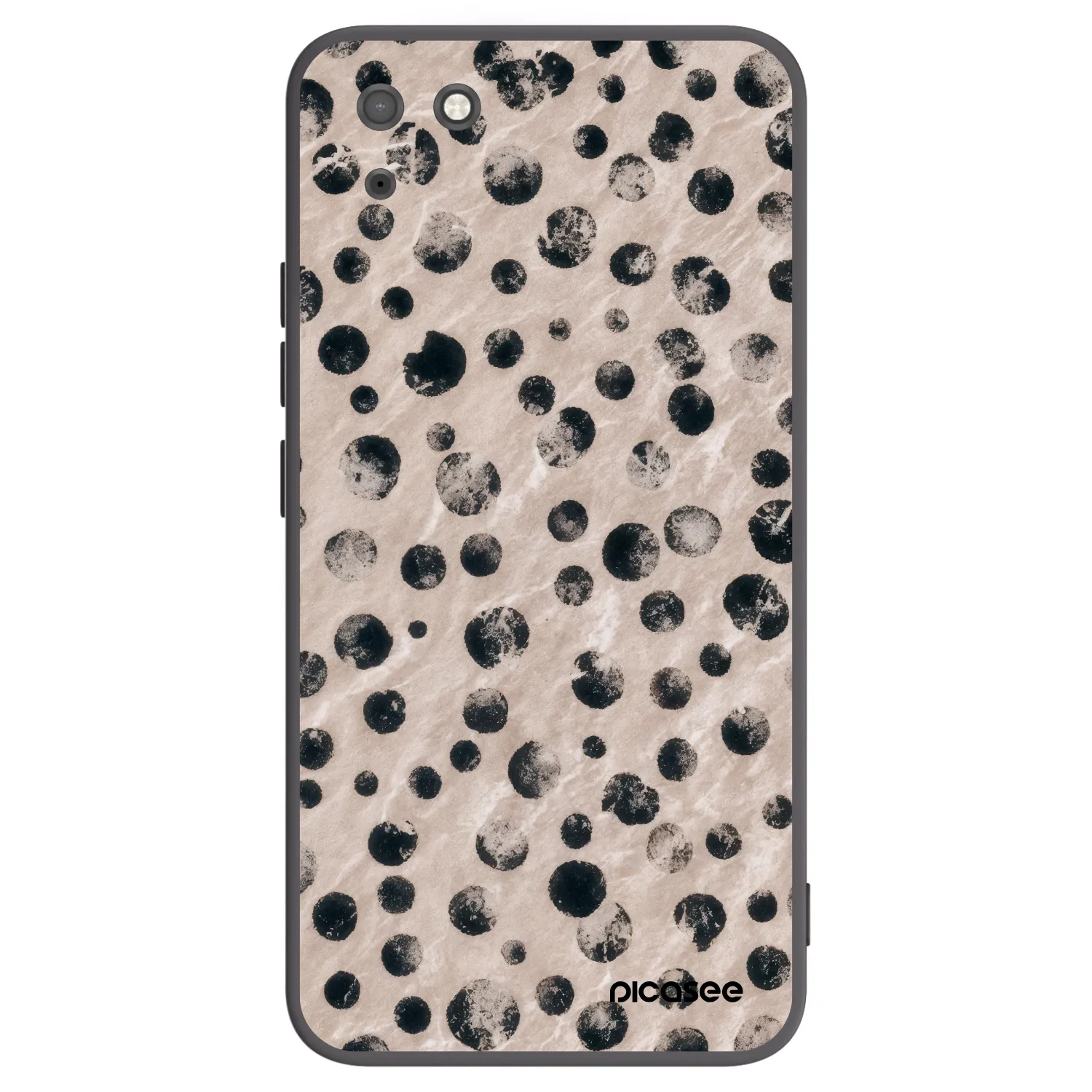 Picasee Huawei Y5P Hülle - Schwarzes Silikon - Inked