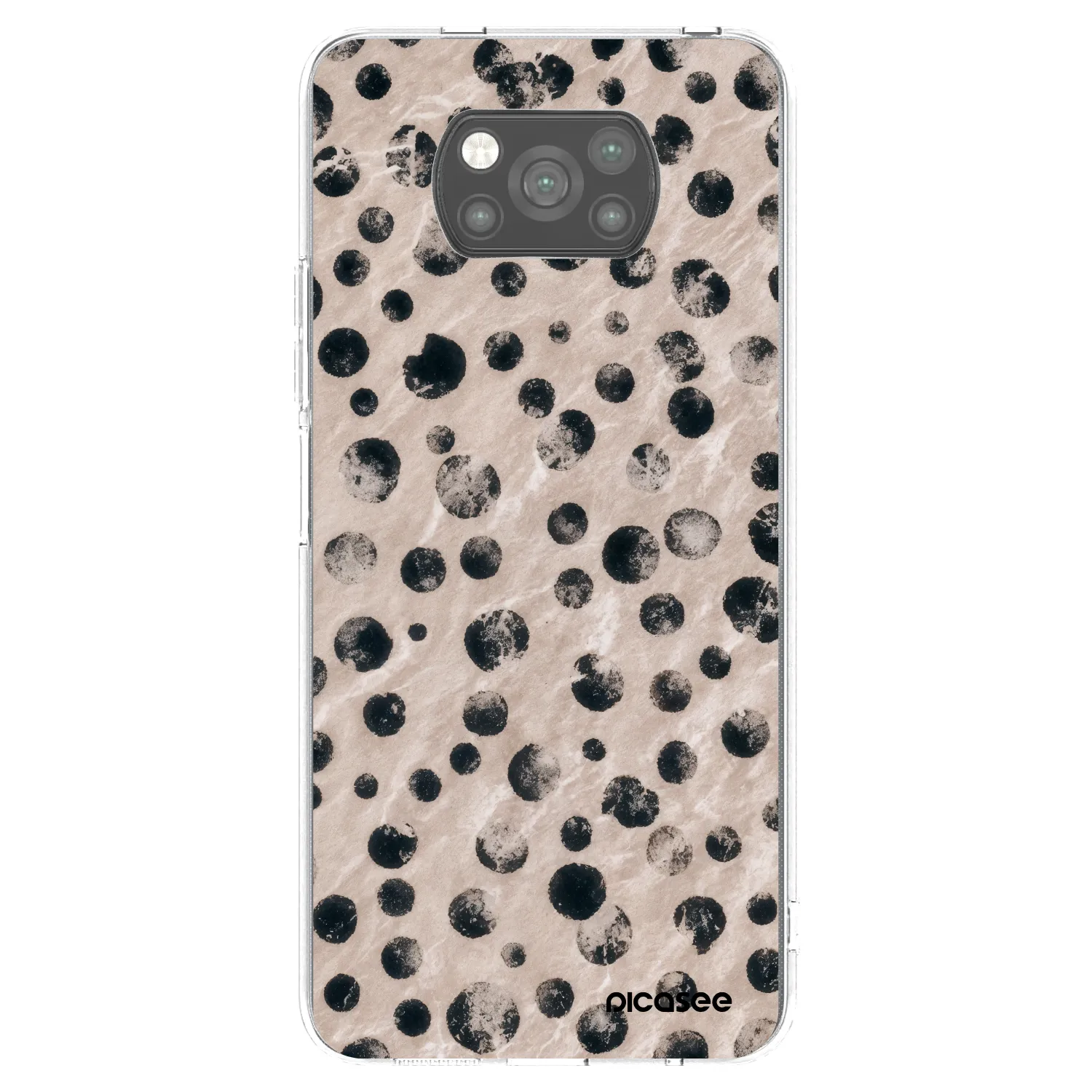 Picasee Xiaomi Poco X3 Hülle - Schwarzes Silikon - Inked