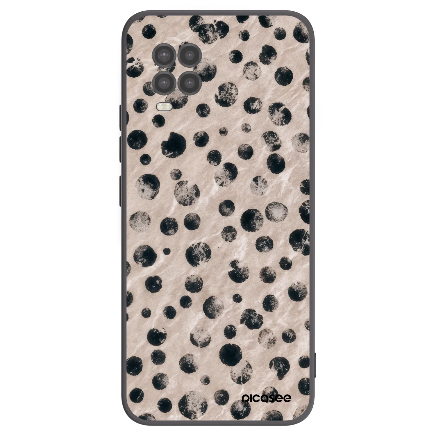 Picasee Xiaomi Mi 10 Lite Hülle - Schwarzes Silikon - Inked