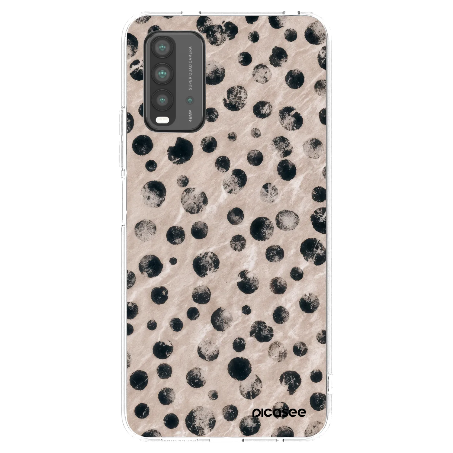 Picasee Xiaomi Redmi 9T Hülle - Schwarzes Silikon - Inked