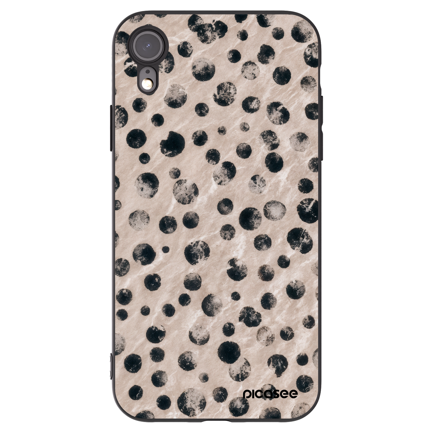Picasee Apple iPhone XR Hülle - Schwarzes Silikon - Inked