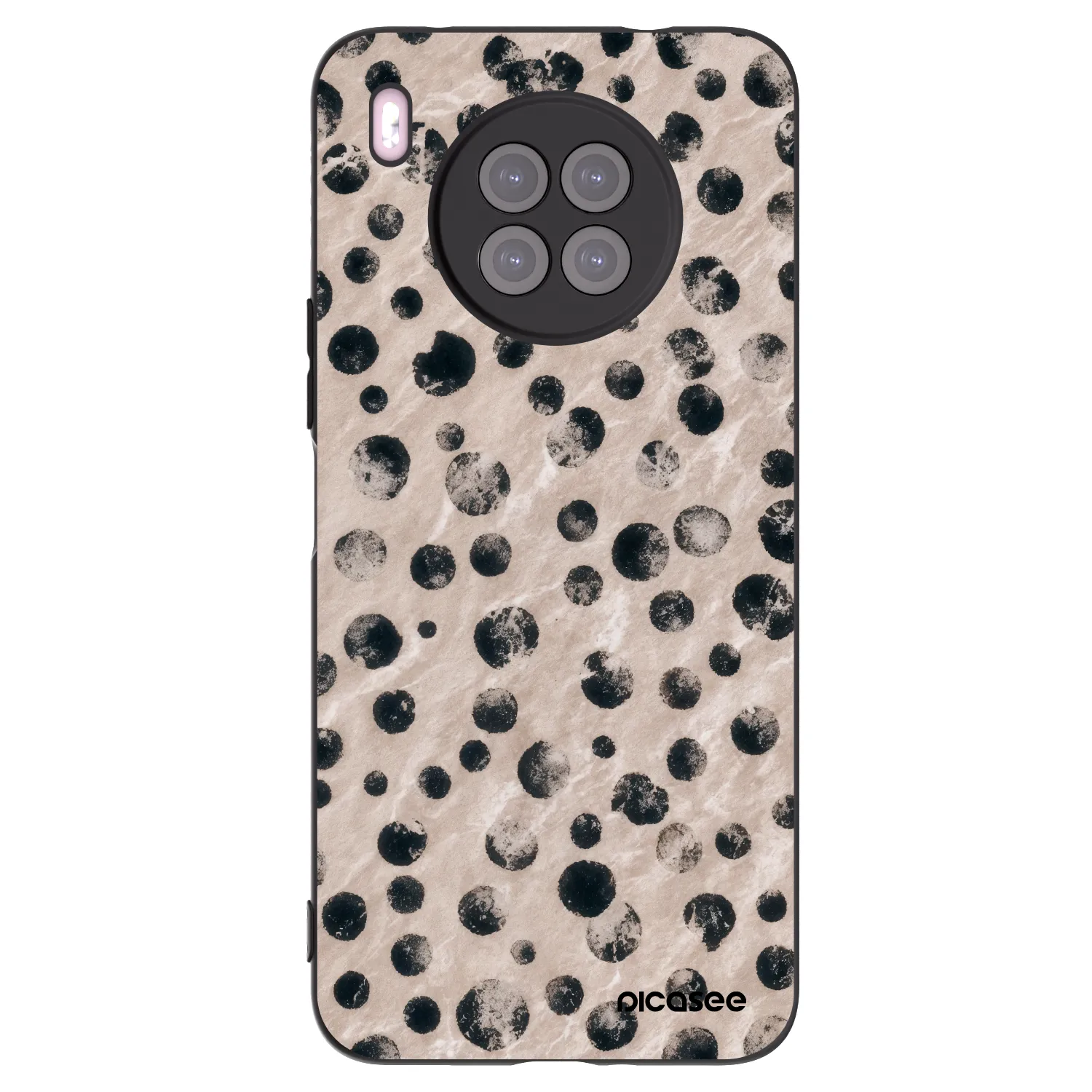 Picasee Huawei Nova 8i Hülle - Schwarzes Silikon - Inked