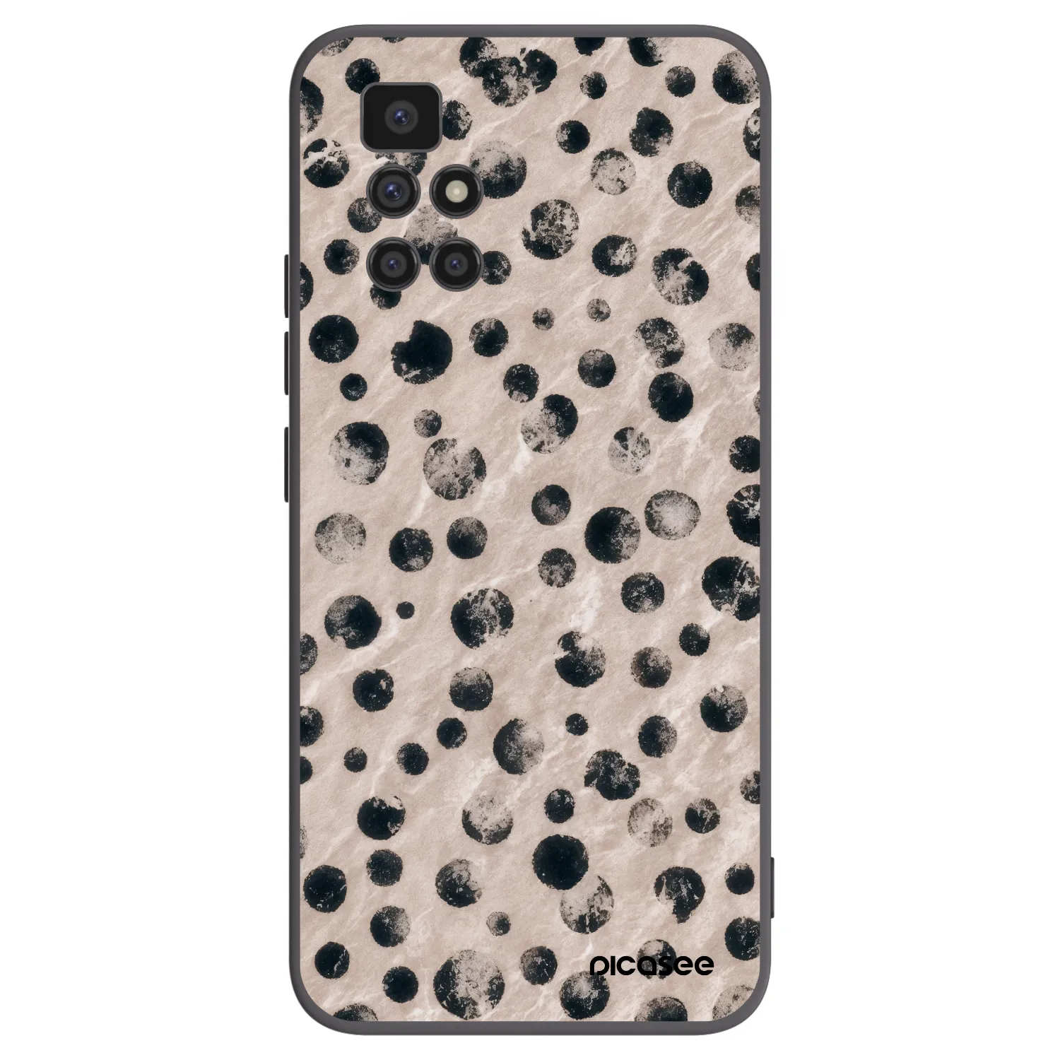 Picasee Xiaomi Redmi 10 (2022) Hülle - Schwarzes Silikon - Inked