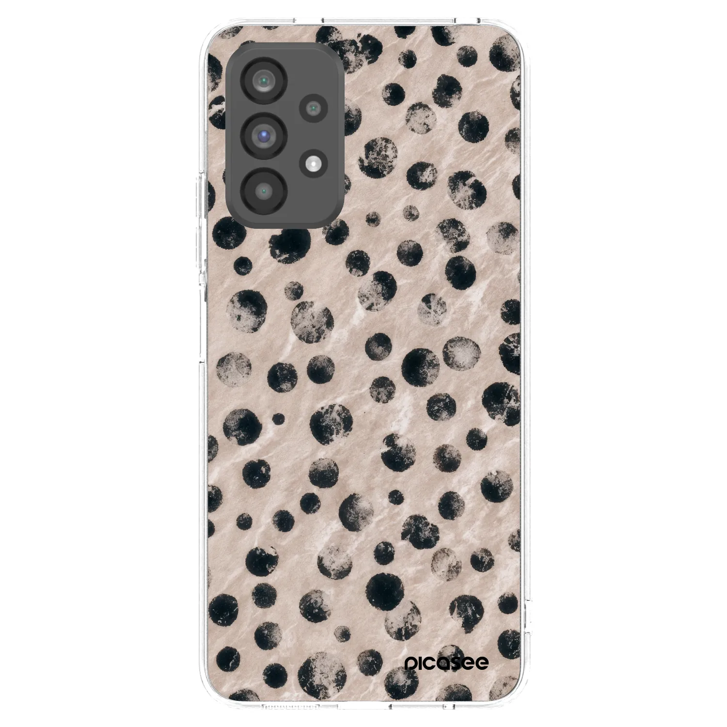 Picasee Samsung Galaxy A73 5G Hülle - Transparentes Silikon - Inked